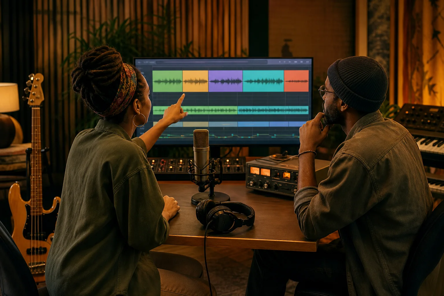 Chronologie reggae avec couplets, refrain collectif, break instrumental, passage dub et fin