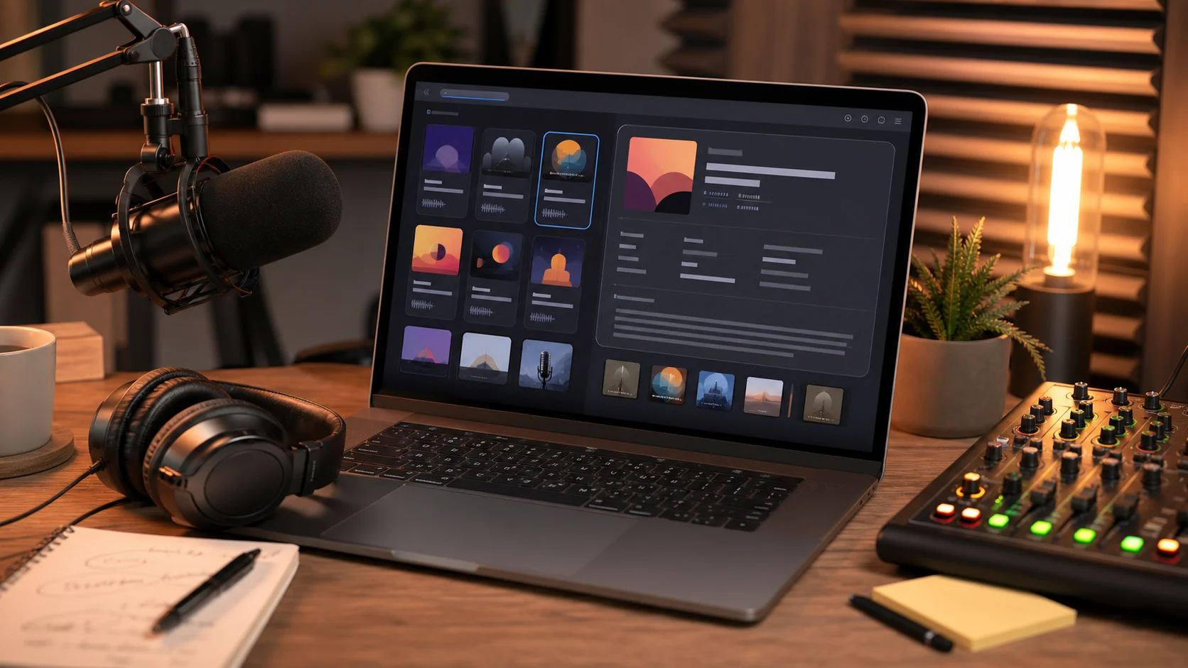 Podcast producer tagging an audio episode